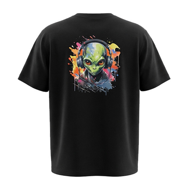 חולצת אוברסייז גברים Alien