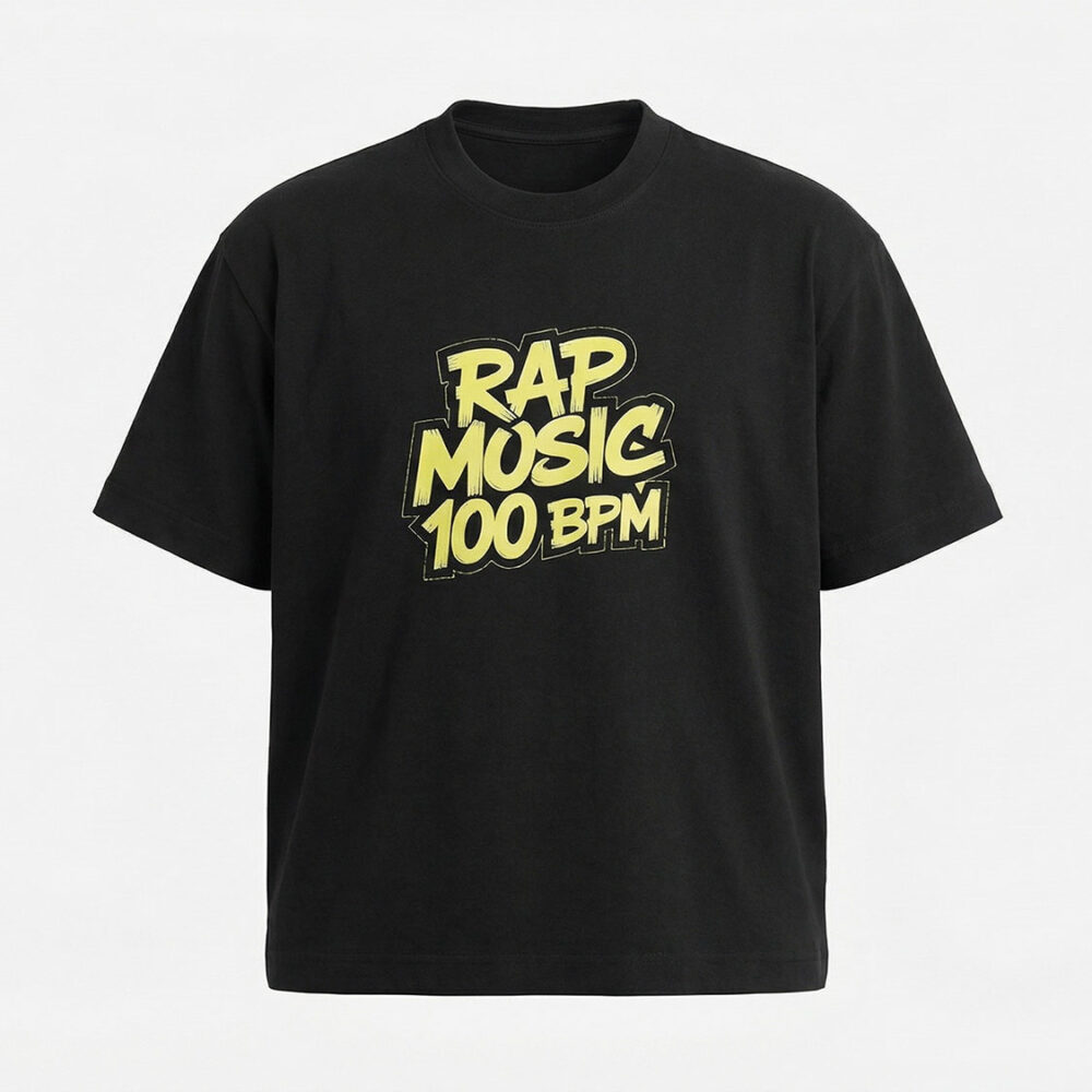 rap musicחולצת אוברסייז - רידם דיזיין