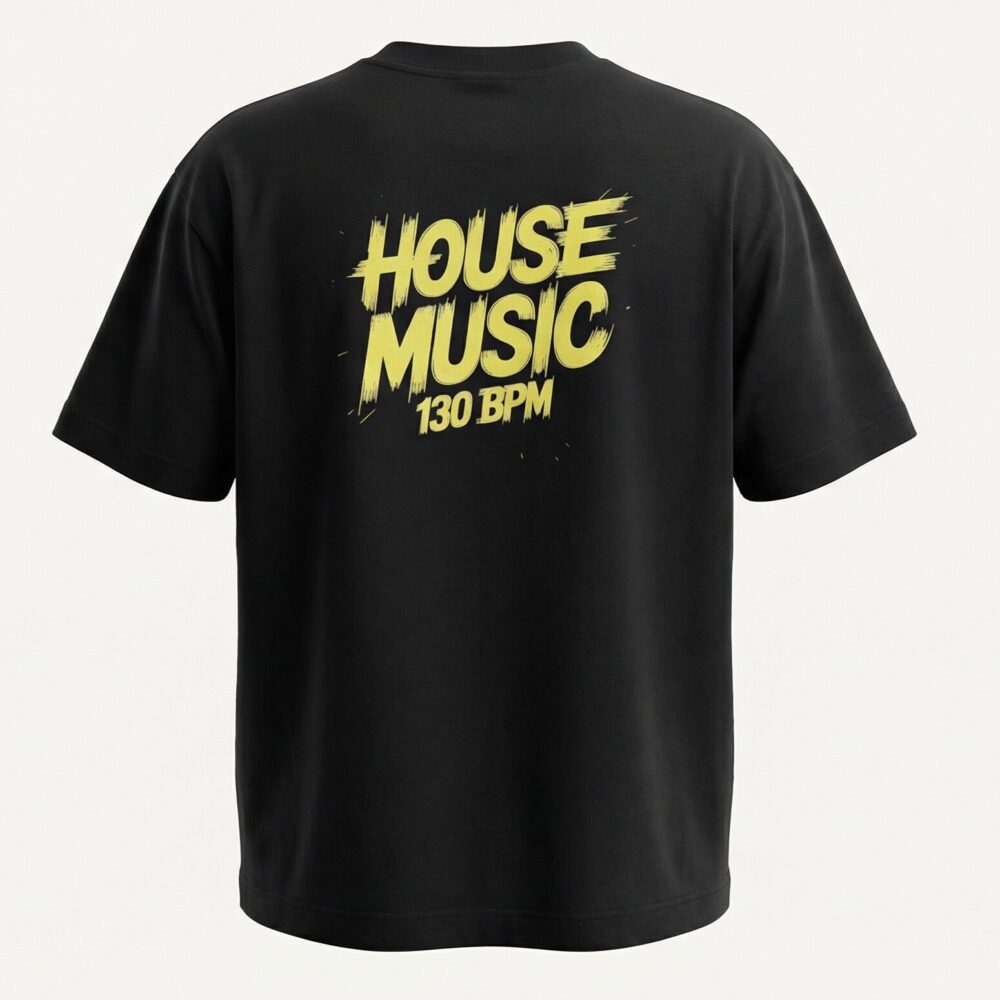 חולצת אוברסייז גברים House Music
