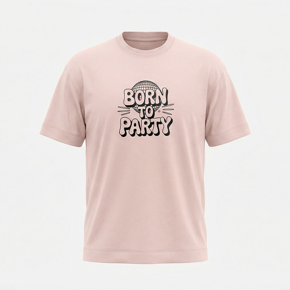 חולצה אוברסייז Born To Party קידמי