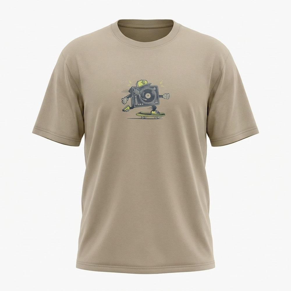 חולצה לגברים אוברסייז Hey Dj Play My Song קידמי