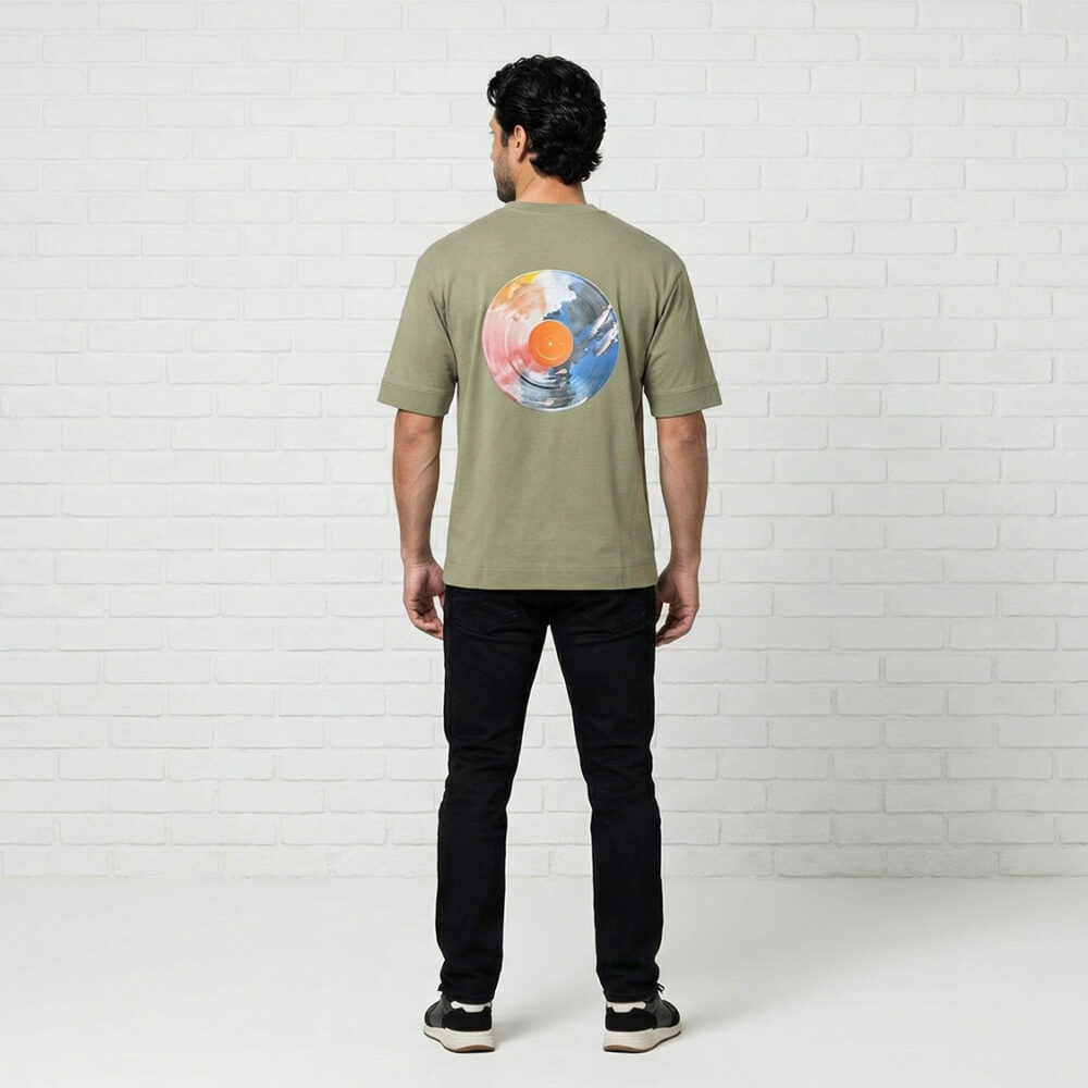 חולצת אוברסייז Feel The Groove דוגמן בית