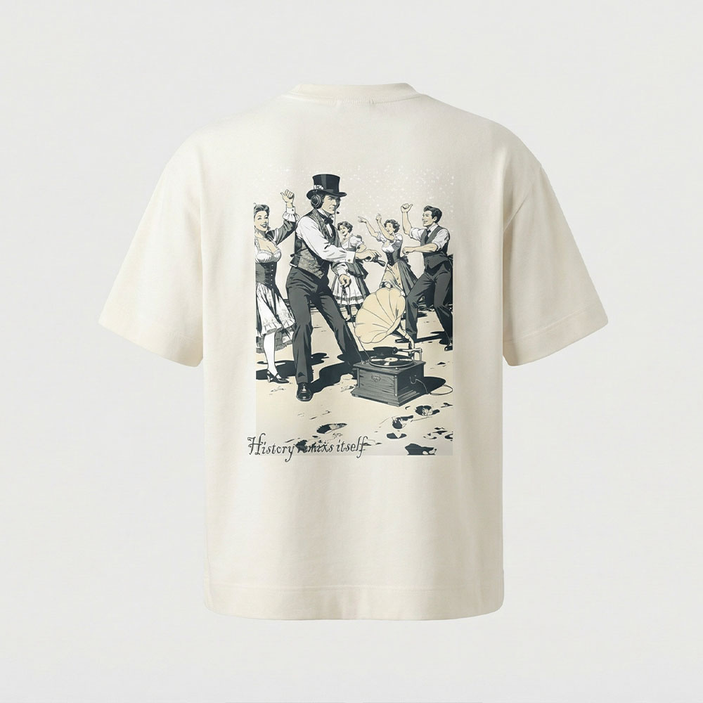 חולצת אוברסייז HISTORY REMIX