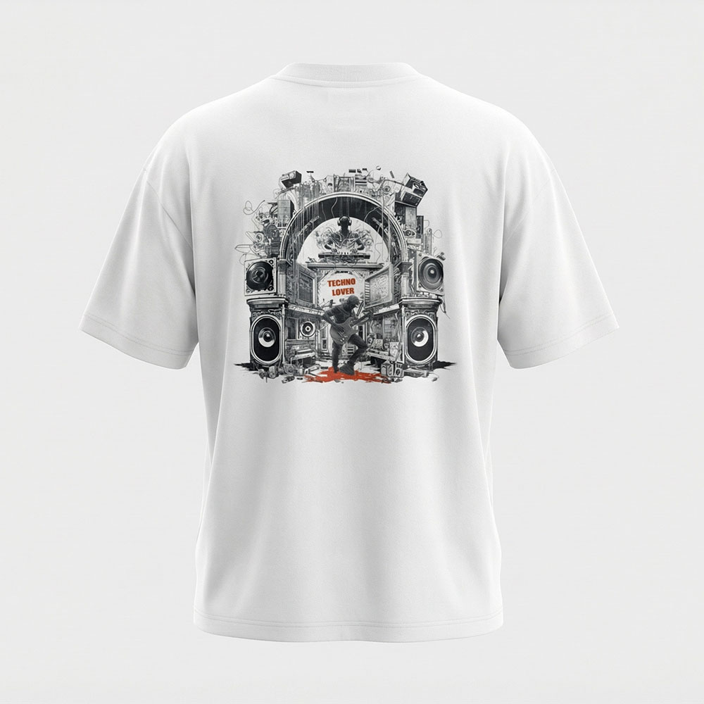 חולצת אוברסייז Techno Lover 1