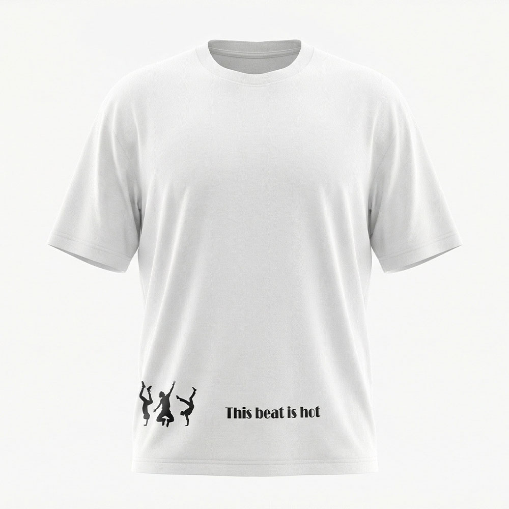 חולצת אוברסייז This Beat Is Hot פונט