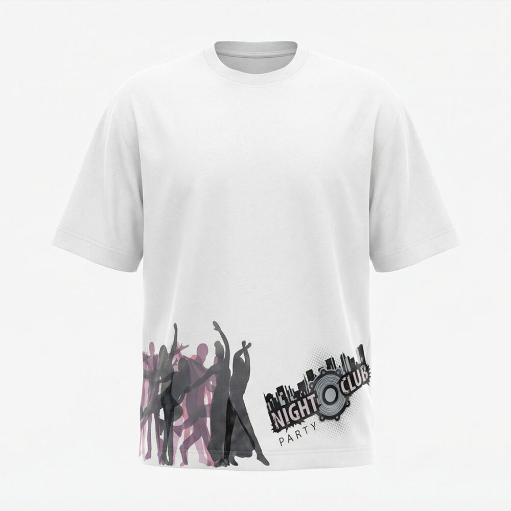 חולצת אוברסייז night club