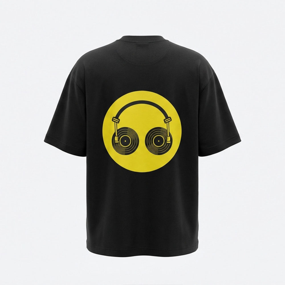 חולצת אוברסייז לגברים Feel The Music