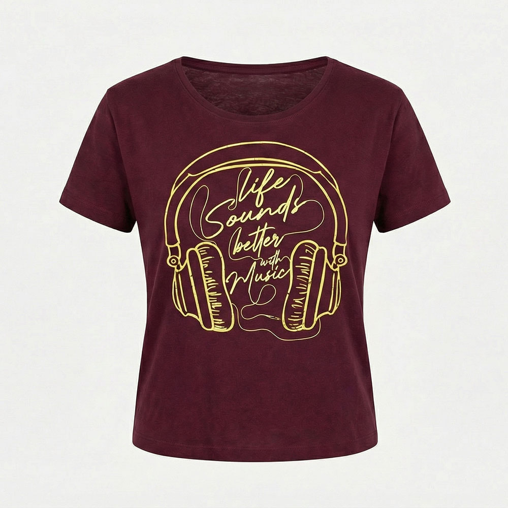 חולצת נשים Life Sounds Better