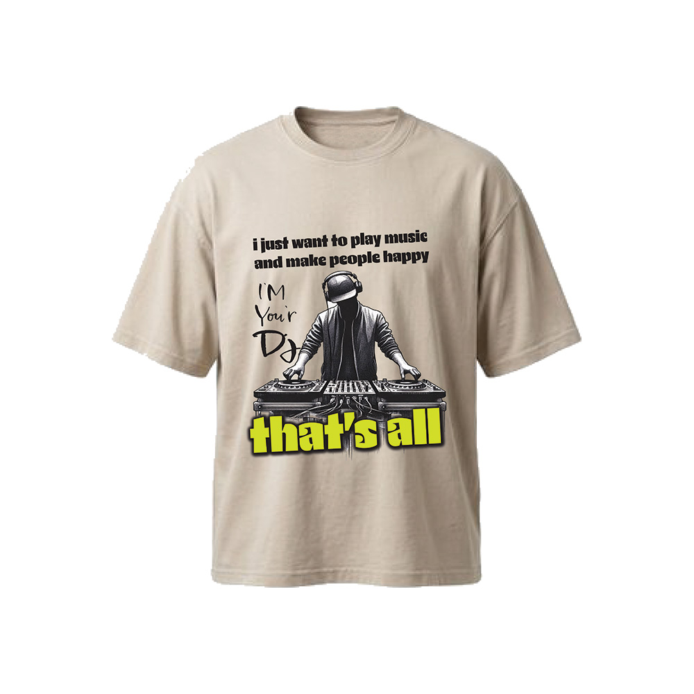 חולצת גברים אוברסייז I'm your DJ