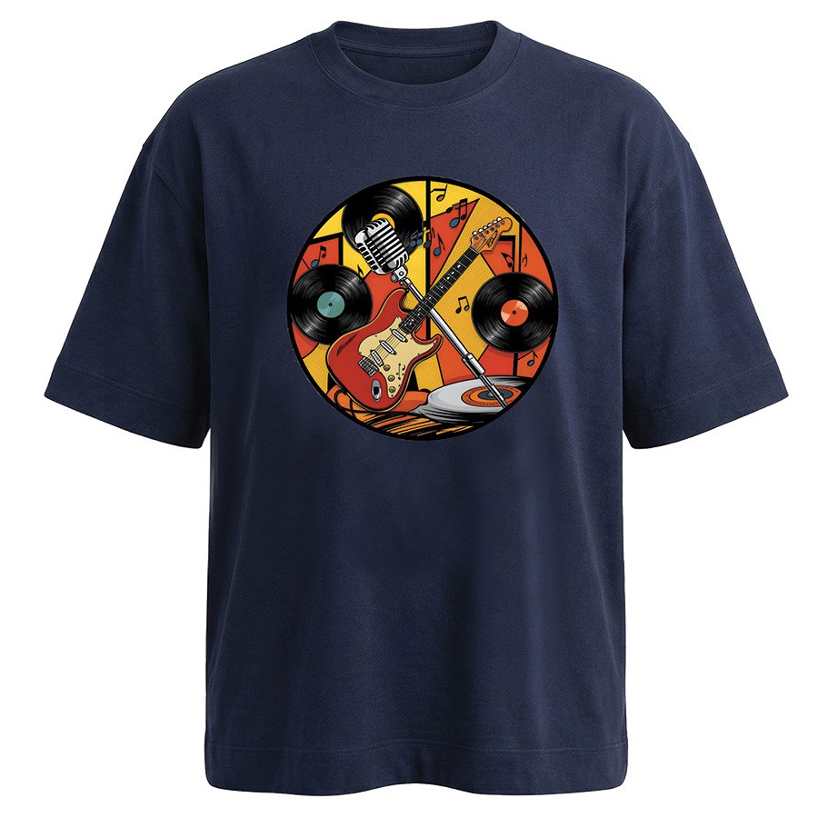 חולצת אוברסייז גברים LIve music