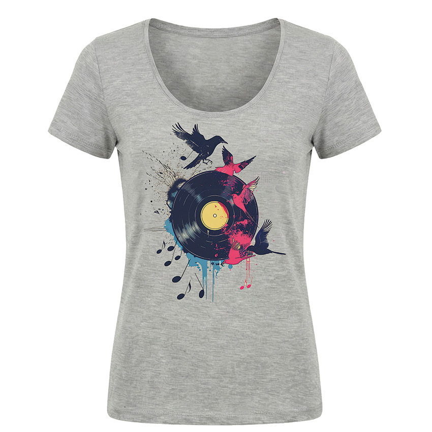 חולצת נשים Vinyl & Birds