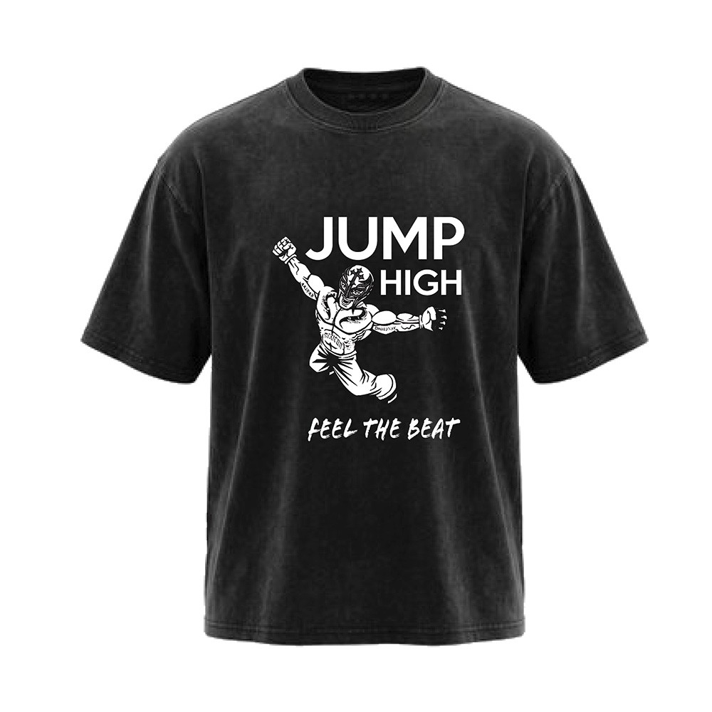 חולצת אוברסייז גברים Jump high