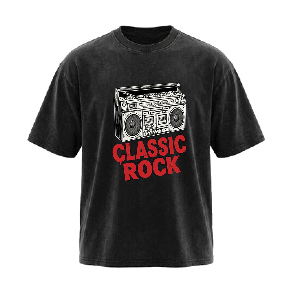 חולצת אוברסייז גברים Classic Rock