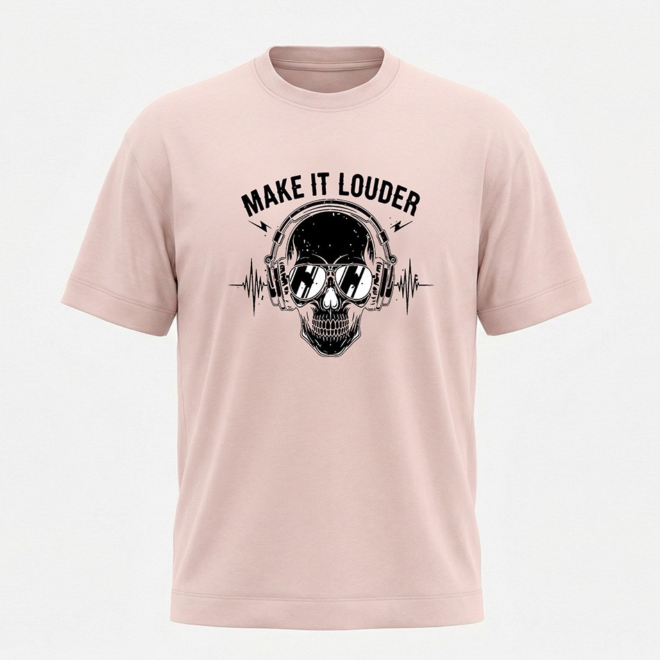 חולצת אוברסייז גברים Make It Louder