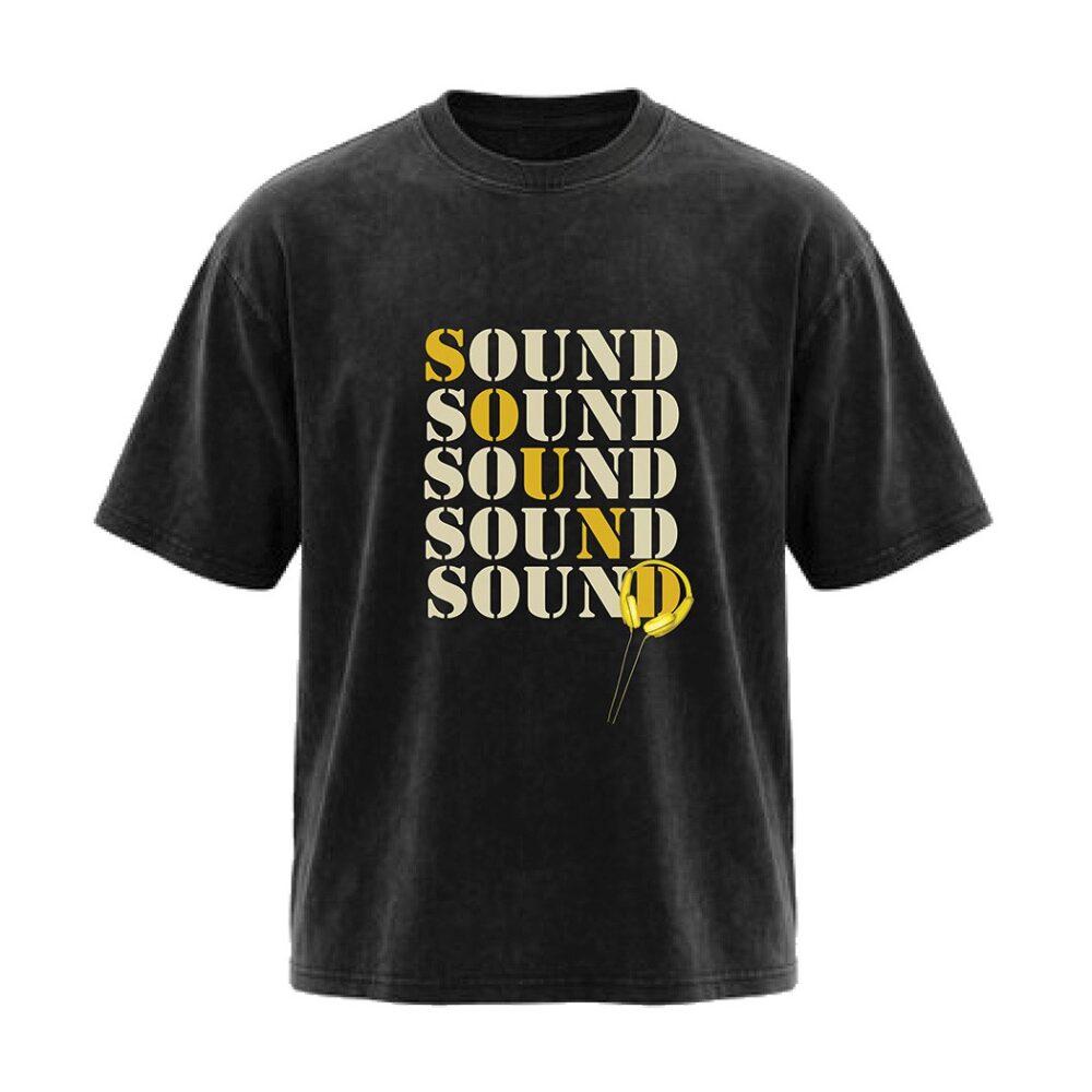 חולצת אוברסייז גברים Sound