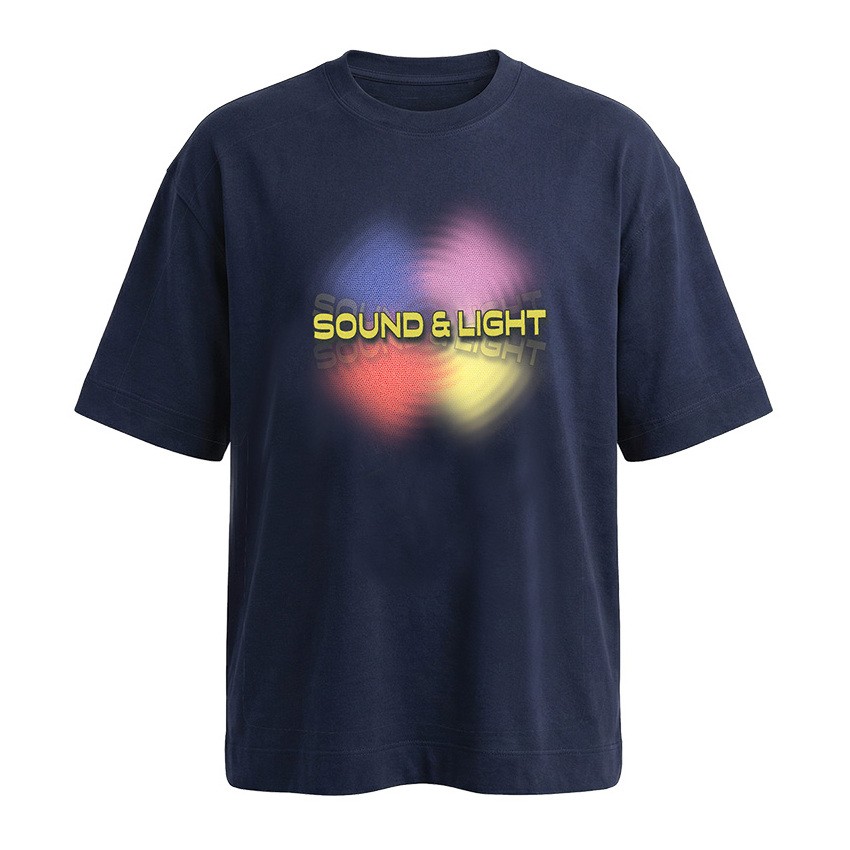 חולצת אוברסייז גברים Sound And Light