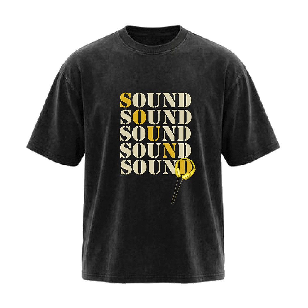 חולצת אוברסייז גברים Sound