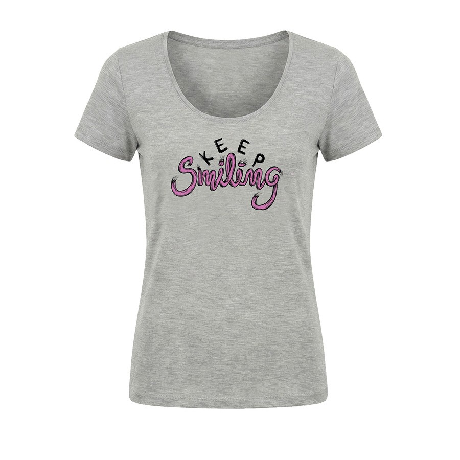 חולצת נשים Keep Smiling