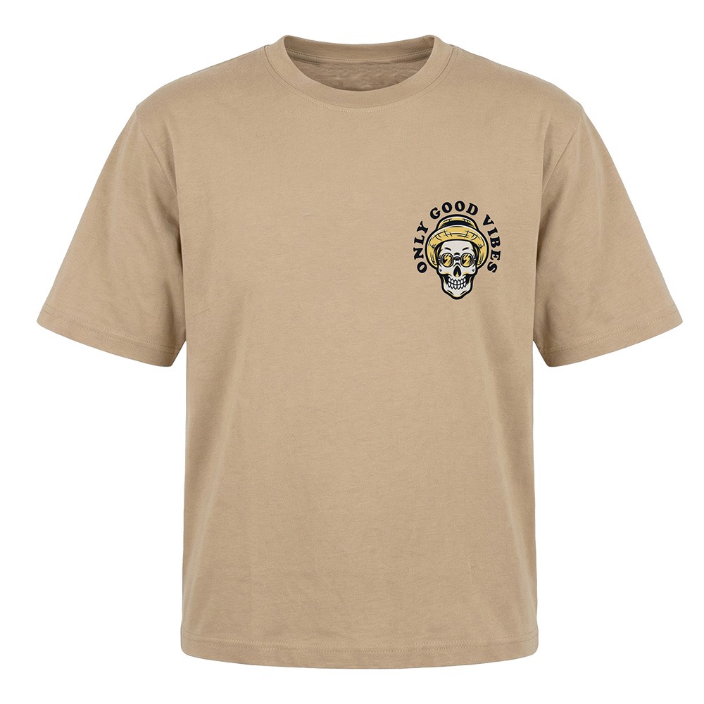 חולצת אוברסייז גברים Good Vibes Only