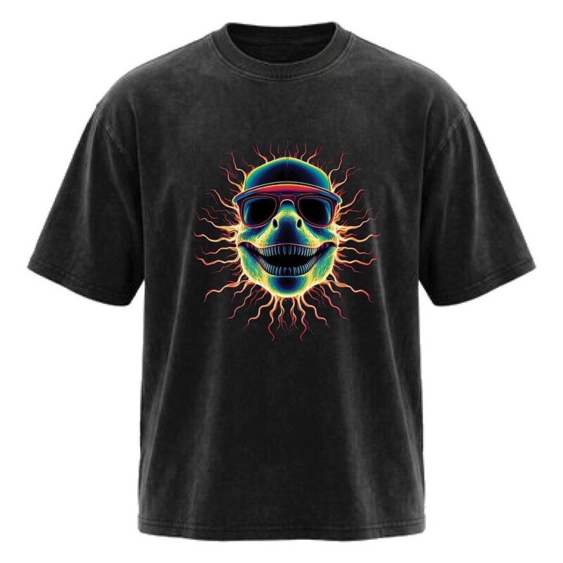 חולצת אוברסייז גברים Electric Vibe