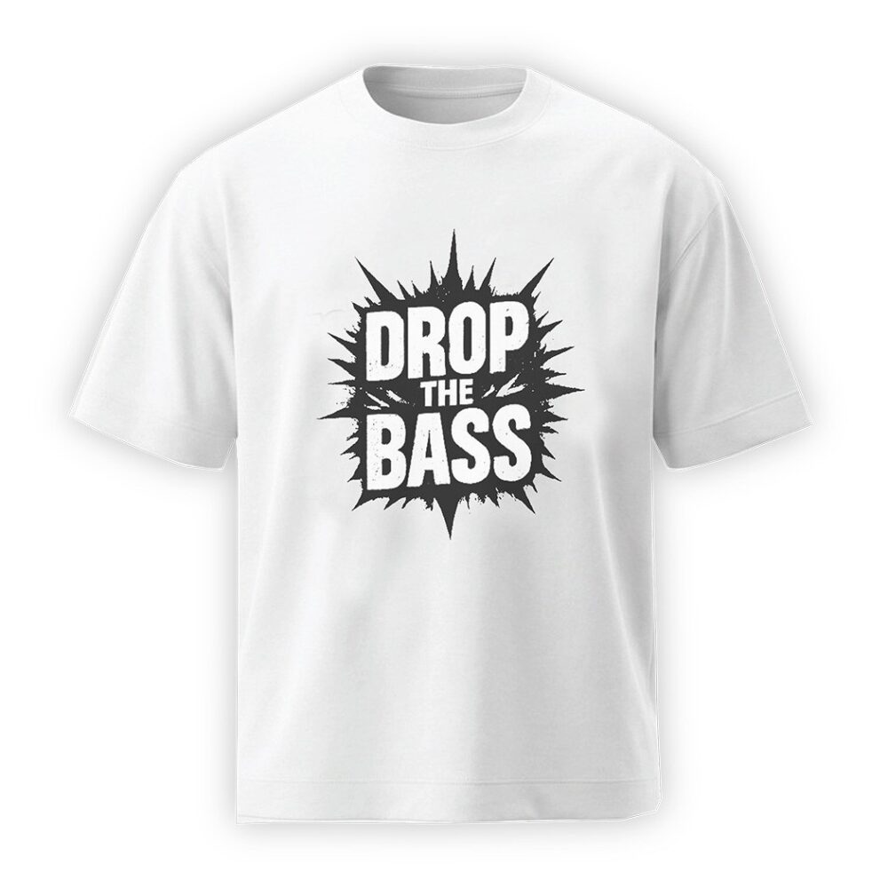 חולצת טי אוברסייז DROP THE BASS