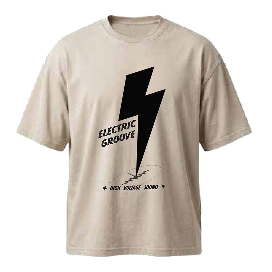 חולצת אוברסייז גברים Electric Groove