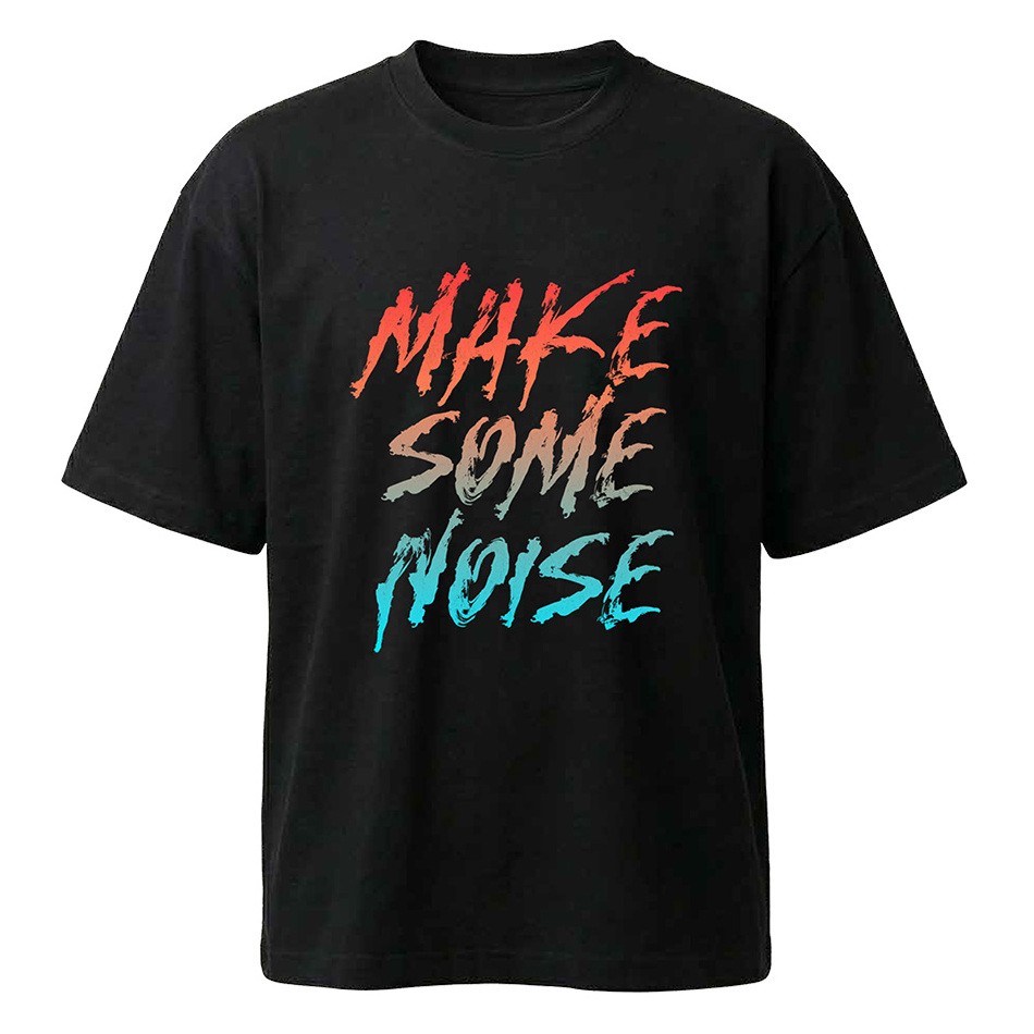 חולצת אוברסייז גברים Make Some Noise